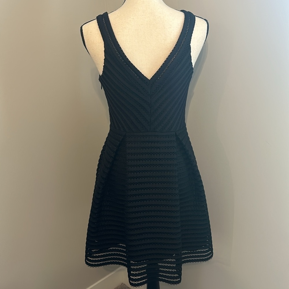 Black Structured Mini Dress Express - Picture 8 of 9
